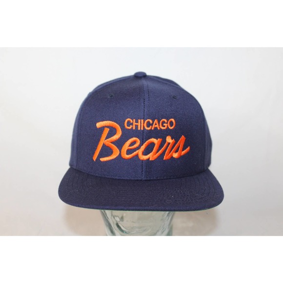 Original Retro Brand Navy and Orange Chicago Bears Hat - Picture 1 of 6
